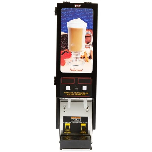 BUNN® Bunn SET00.0200 FMD-2 BLK Fresh Mix Cappuccino / Espresso Machine Hot Beverage Dispenser With 2 Hoppers 7 BUNN® Bunn SET00.0200 FMD-2 BLK Fresh Mix Cappuccino / Espresso Machine Hot Beverage Dispenser With 2 Hoppers - Image 6