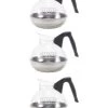 BUNN® BUNN 06100.0101: Easy Pour® Coffee Decanter, 3 Pack 1 BUNN® BUNN 06100.0101: Easy Pour® Coffee Decanter, 3 Pack -Optimal Coffee Shop 3 black easy pour 2nd