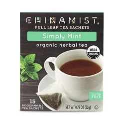 China Mist - Simply Mint Herbal Full Leaf Tea Sachet, 15 Count Box - Biodegradable And Individually Wrapped (6 Pack) 10 China Mist - Simply Mint Herbal Full Leaf Tea Sachet, 15 Count Box - Biodegradable And Individually Wrapped (6 Pack) -Optimal Coffee Shop 418qejcaccl 1