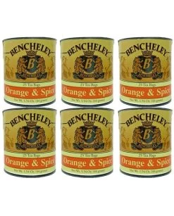Bencheley Tea Bags, 6/25 Ct Orange & Spice Tea