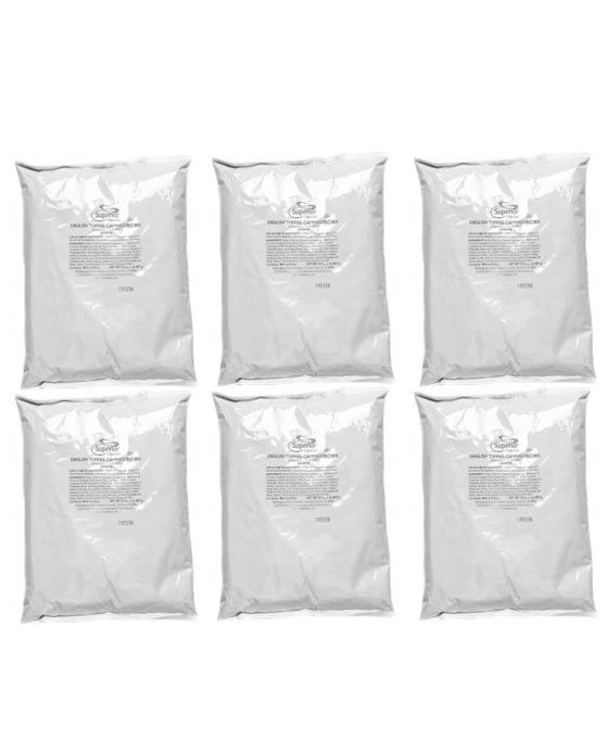 Superior Cappuccino Mix English Toffee 6 Bags (2 Lbs Ea) 4 Superior Cappuccino Mix English Toffee 6 Bags (2 Lbs Ea) - Image 2