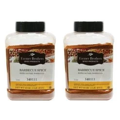 Farmer Brothers Barbecue Spice, Blend (2 Bottle/1 Lb Each)