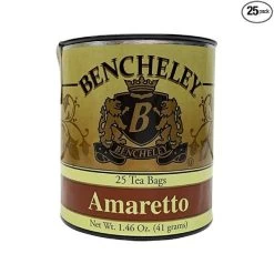 Bencheley Amaretto Tea, 25 Tea Bags (1.46 Oz) -Optimal Coffee Shop bencheleyamaretto1 1