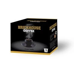 Optimal Coffee Shop -Optimal Coffee Shop brickhouse french vanilla single serve cups 12 count