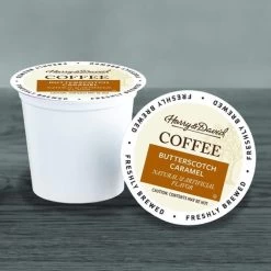 Harry & David Butterscotch Caramel Single Serve Coffee, 2/18 Count -Optimal Coffee Shop butterscotchcaramel 1 1