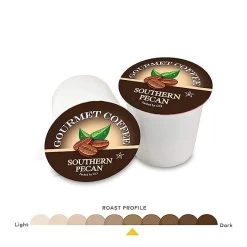 Caffe Noir Gourmet Coffee Southern Pecan, Single Serve Beverage Cups, 6 Box 12 Count Each -Optimal Coffee Shop caffenoirsouthern pecan 1
