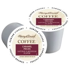 Harry & David-Caramel Pecan, Breakfast,Dark Rst, Chocolate Cherry Asst 4/18 Ct (72ct) -Optimal Coffee Shop caramelpecan 3