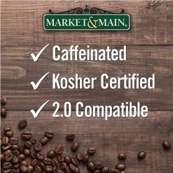 Market & Main Chocolate Peanut Butter Single Serve Coffee Cups, 6 Box (72 Cups) -Optimal Coffee Shop market main chocolate peanut butter cup coffee single serve cups 12cups3