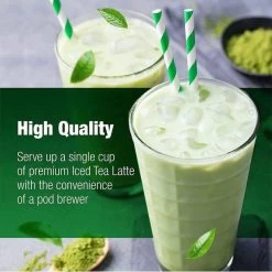 Matcha De Aroma - Green Tea Latte Single Serve Pods (Cinnamon Chai) -Optimal Coffee Shop matcha de aroma green tea latte single serve pods creamy matcha03 1