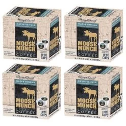 Moose Munch Maple Vanilla Single Serve Coffee By Harry & David, 4/18 Count