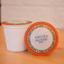 Toasted Almond Coffee, 35 Single Serve Cups -Optimal Coffee Shop toastedalmond