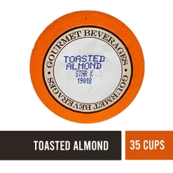 Toasted Almond Coffee, 35 Single Serve Cups -Optimal Coffee Shop ya2